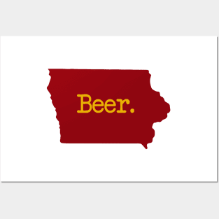 Iowa Beer IA Posters and Art